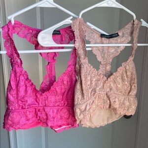 SIGNATURE8 Lace Bralettes - 2 Pack